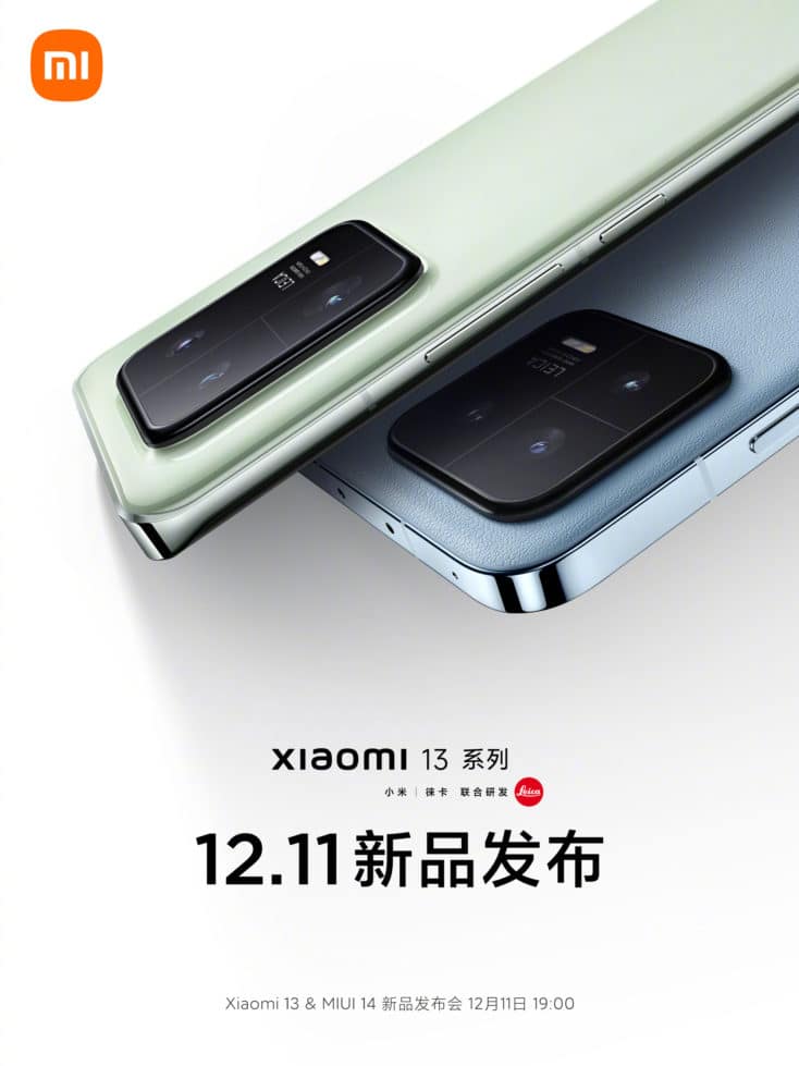 Xiaomi 13 Launchevent Sonntag 11.12.22