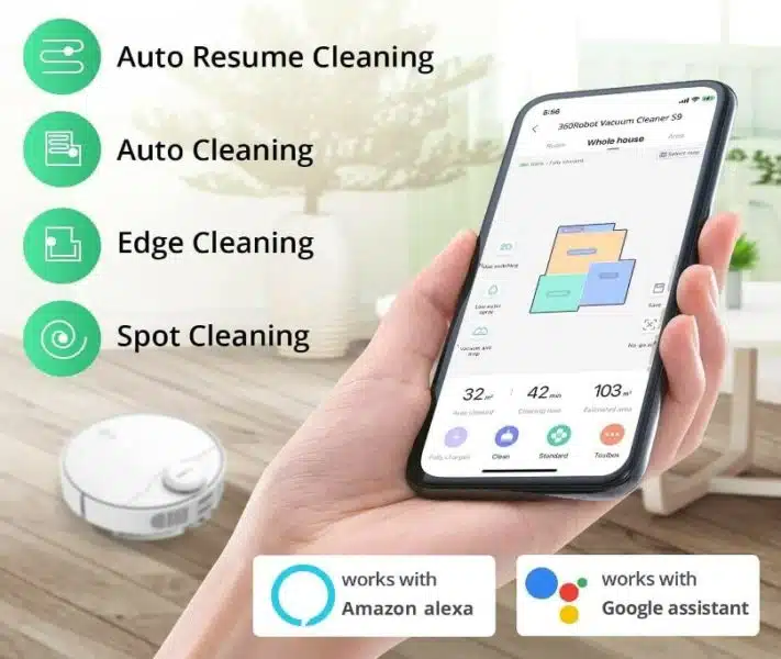 360 S9 Saugroboter App