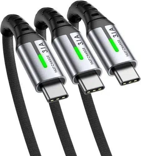 USB-A auf USB Typ-C Kabel mit LED-Beleuchtung, 100 cm