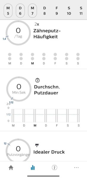 Philips Sonicare DiamondClean 9000 App Kalender