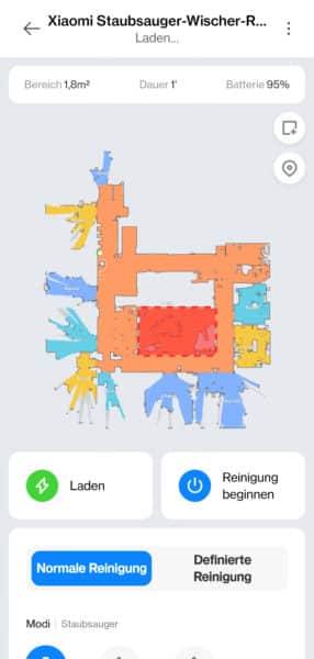 Xiaomi Mop 2s Saugroboter Karte
