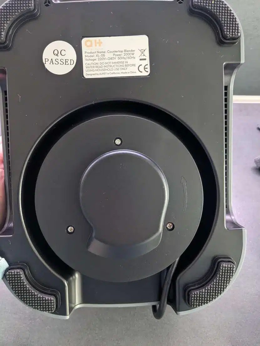 Aukey Mixer Unterseite