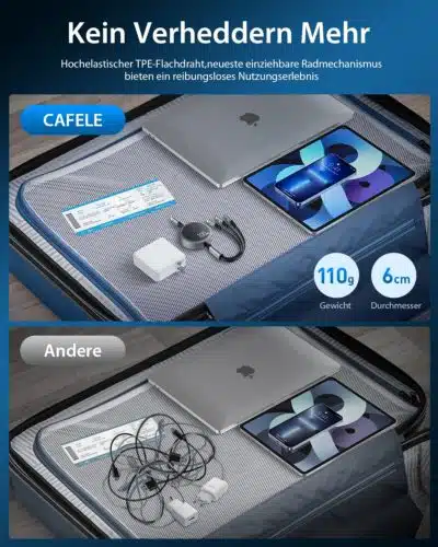 Cafele3in1SchnellladekabelKompaktesDesign