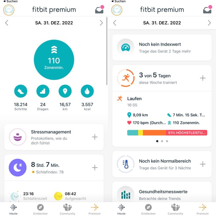 Fitbit Health Tracking