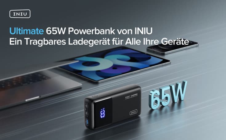 INIU 65W Powerbank 4