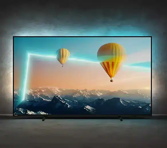 Philips PUS8007 Fernseher von vorne Beitragsbild
