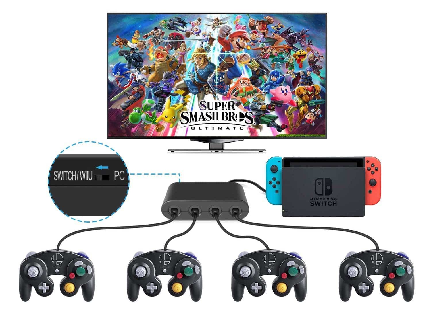 GamecubeController mit der Nintendo Switch benutzen