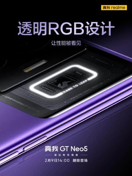 realme GT Neo 5 RGB LED