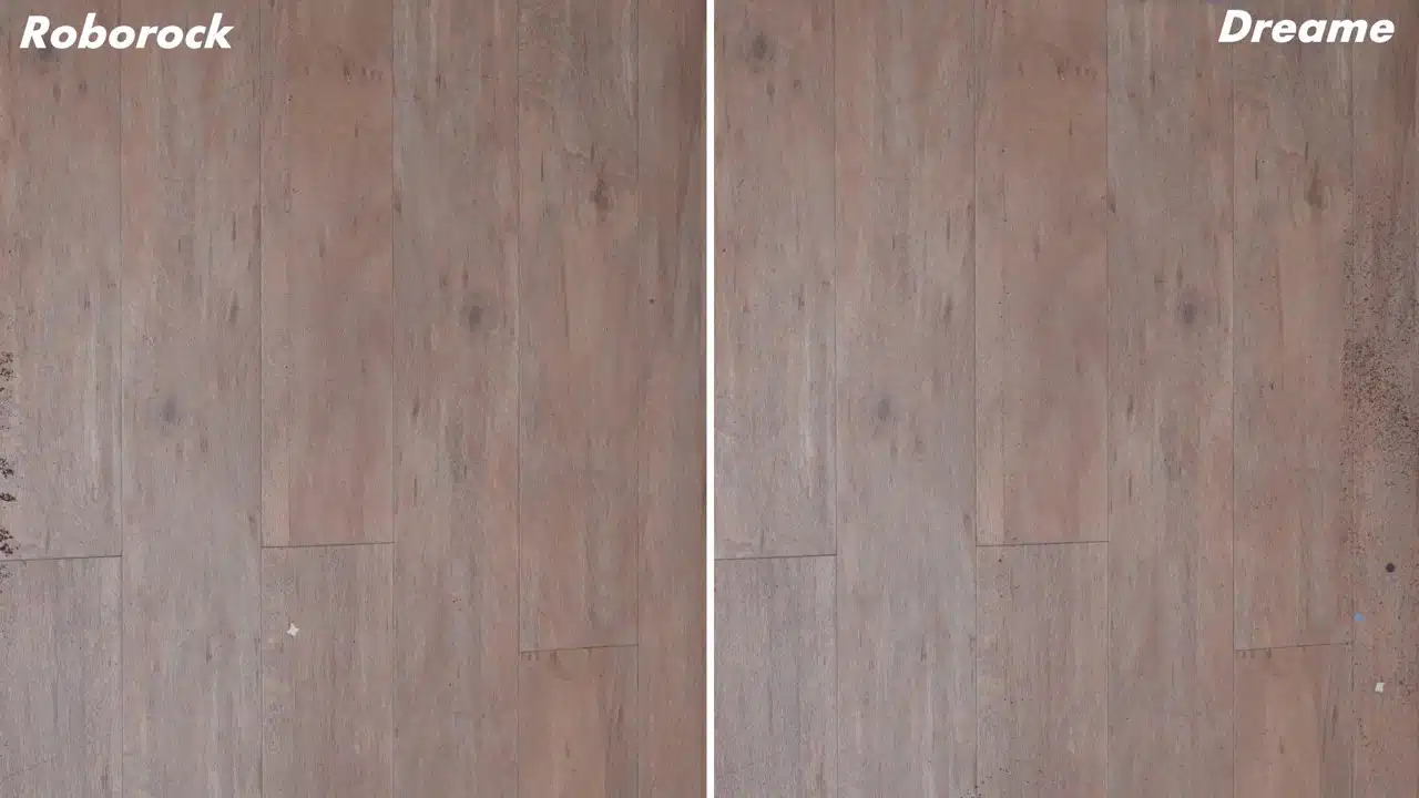 Dreame L10 Ultra vs. Roborock S7 Pro Ultra Hartboeden nachher