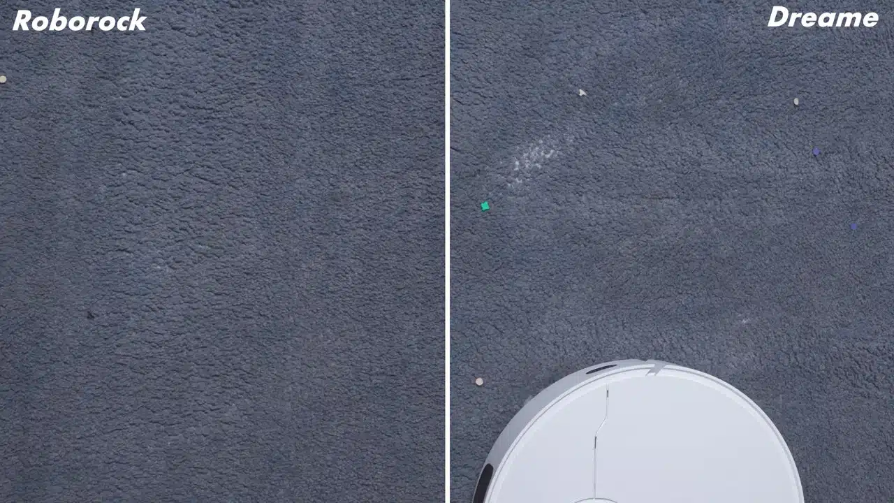Dreame L10 Ultra vs. Roborock S7 Pro Ultra Teppich nachher
