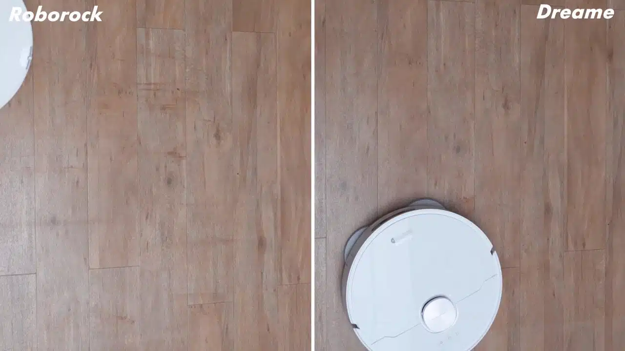 Dreame L10 Ultra vs. Roborock S7 Pro Ultra Wischen nachher