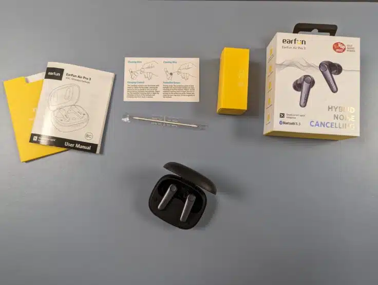 Earfun Air Pro 3 Lieferumfang