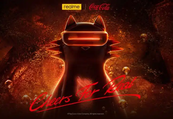 Realme 10 Pro 5G Coca-Cola Edition Maskottchen realme Cola