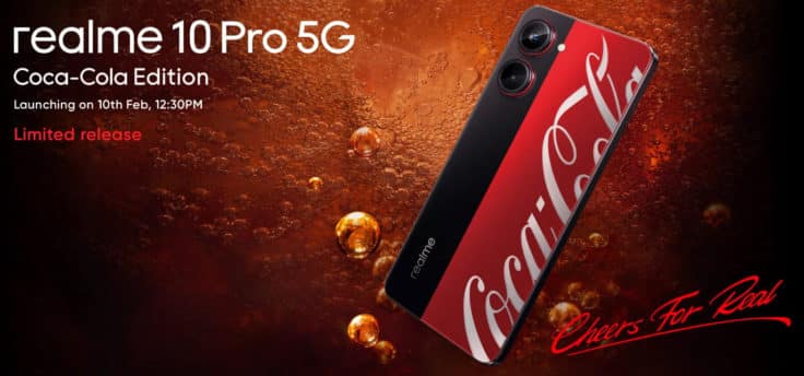 Realme 10 Pro 5G Coca-Cola Edition Produktbanner