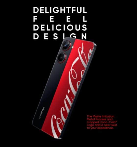Realme 10 Pro 5G Coca-Cola Edition Rueckseite