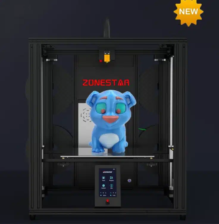 2x Multicolor: Zonestar Z8PM4 Pro & Z9V5 Pro 3D-Drucker