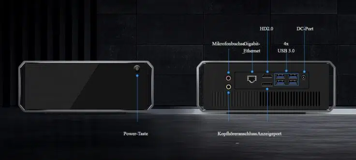 CHUWI CoreBox 4th Anschluesse