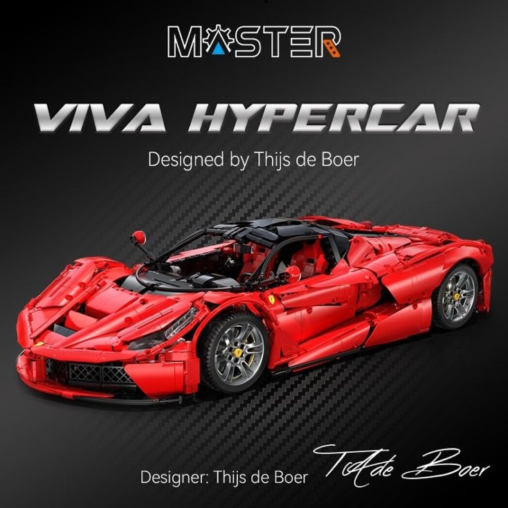 CaDA C61505W Viva Hypercar Ferrari 1