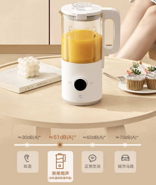 Xiaomi Smart Blender Klein Lautstaerke
