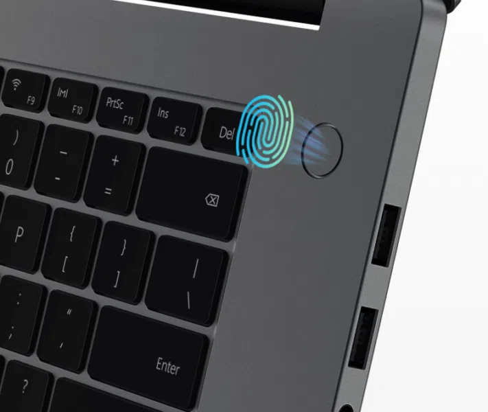 HUAWEI MateBook D15 Fingerabdruckscanner