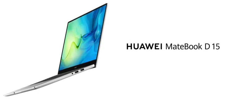 HUAWEI MateBook D15 mit Text