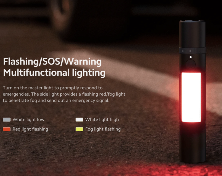 Xiaomi Taschenlampe Notlicht