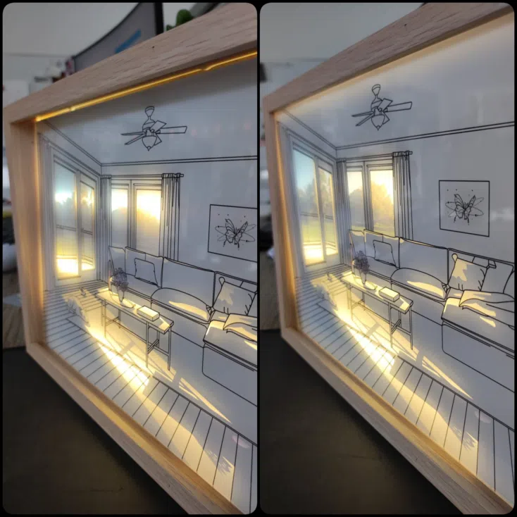 Bilderrahmen Mit Led Hintergrundbeleuchtung
