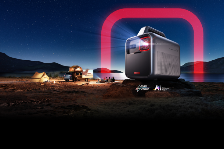 Nebula Mars 3 - Heller Outdoor-Beamer mit 5 Stunden Akku & Regenschutz