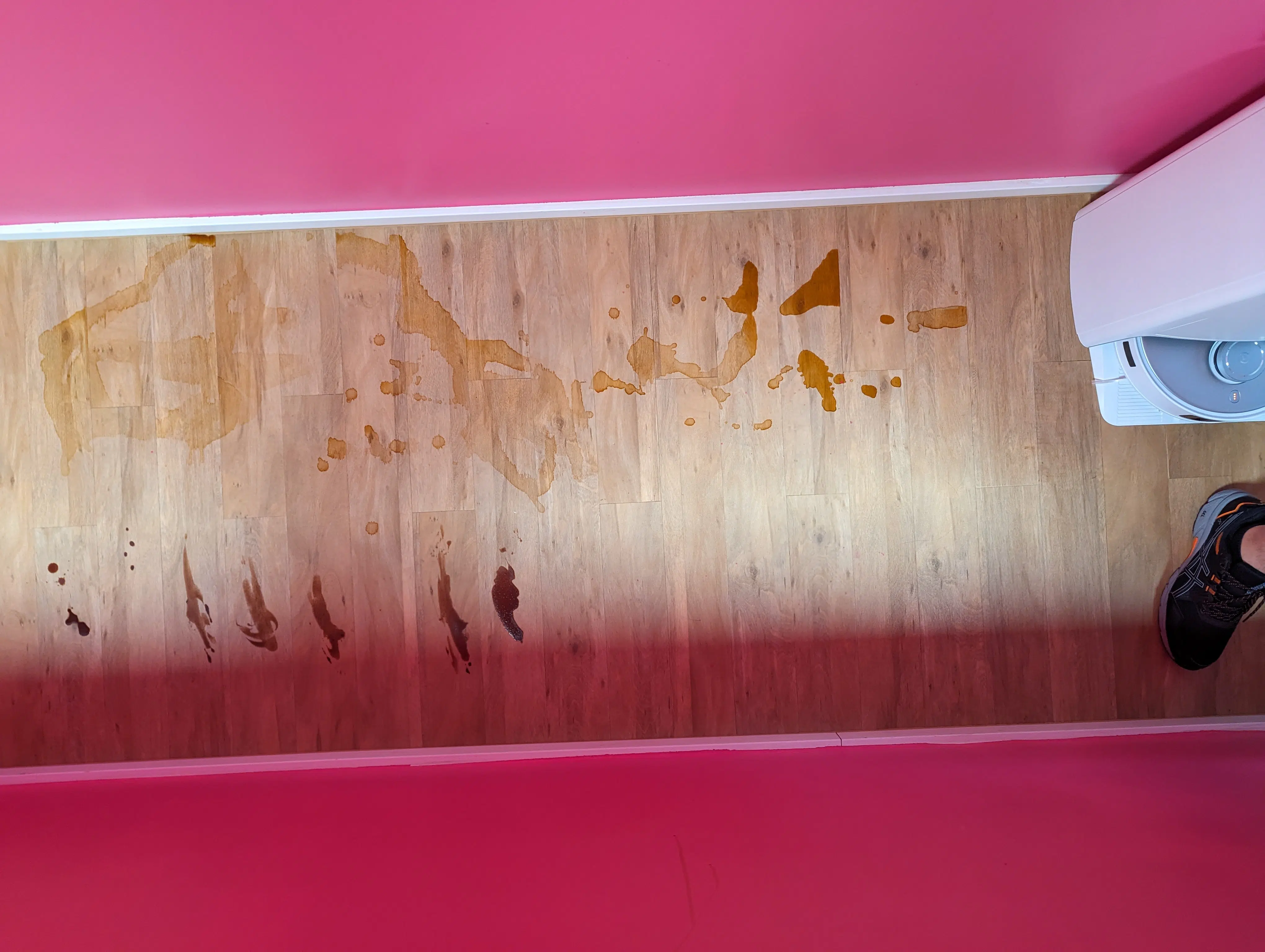 ECOVACS T20 OMNI Saugroboter Wischen vorher