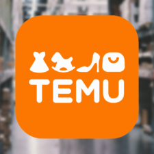 Temu Logo mit Hintergrund