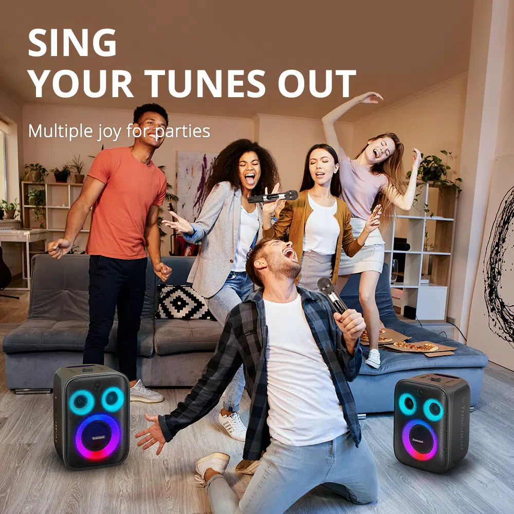 Tronsmart Halo 200 Karaoke mit Mikrofonen