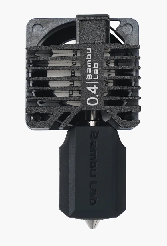 3DTOOLS Bambu LAB Hotend-Kit Aus Gehärtetem Stahl Für P1/P1P/P1S & X1 3D-Drucker – 0,4 Mm Düse Inkl. Lüfter