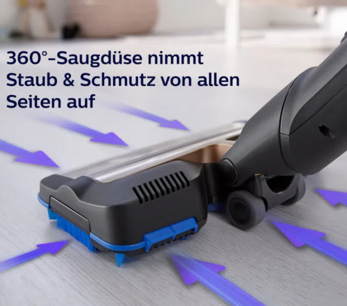 PHILIPS FC682601 Speedpro Max Akkusauger 360 Saugduese