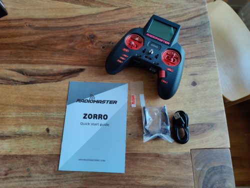 Radiomaster Zorro Lieferumfang2