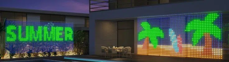 Govee Curtain Lights Pool Party Deko