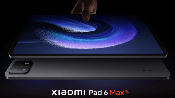 Xiaomi Pad 6 Max mit Ueberschrift