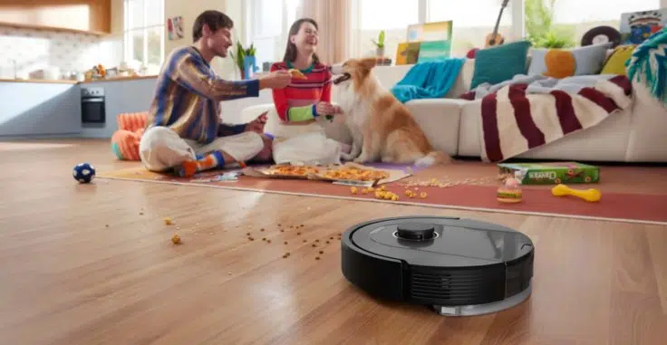 Roborock Q5 Pro Saugroboter Wohnzimmer Reinigung