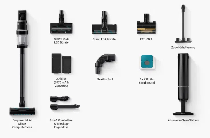 SAMSUNG BESPOKE Jet AI Akku Zubehör