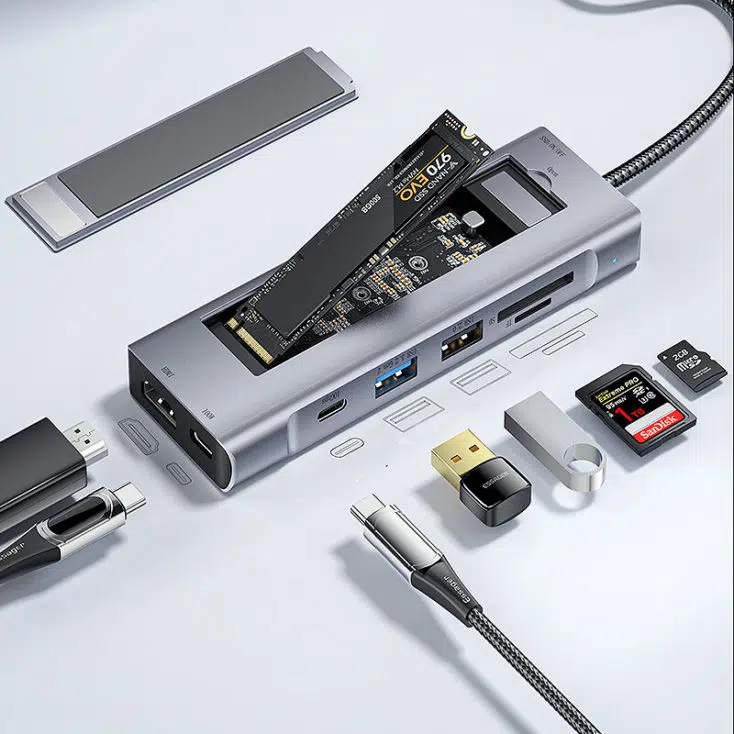 ESSAGER 8 in 1 Dockingstation SSD