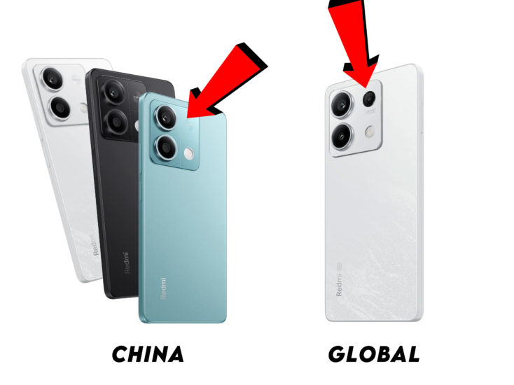 Redmi Note 13 5G Global vs China Version