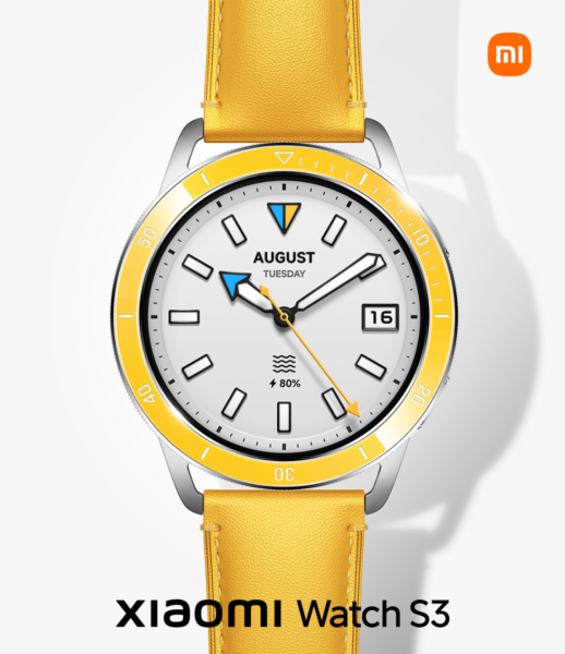 Xiaomi Watch S3 Gelb Produktbild