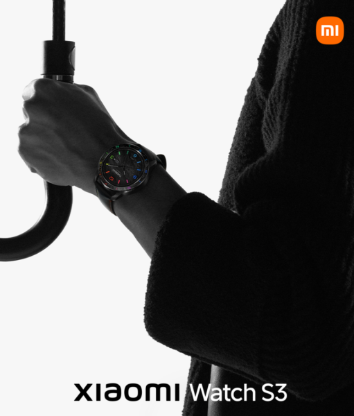 Xiaomi Watch S3 Schwarz am Handgelenk