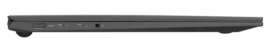LG gram 17 Notebook Anschluesse links e1700569325437