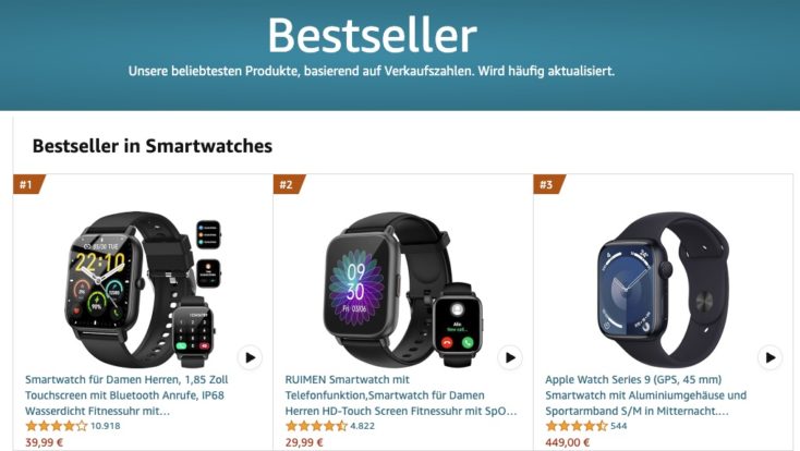 Amazon Bestseller Smartwatch