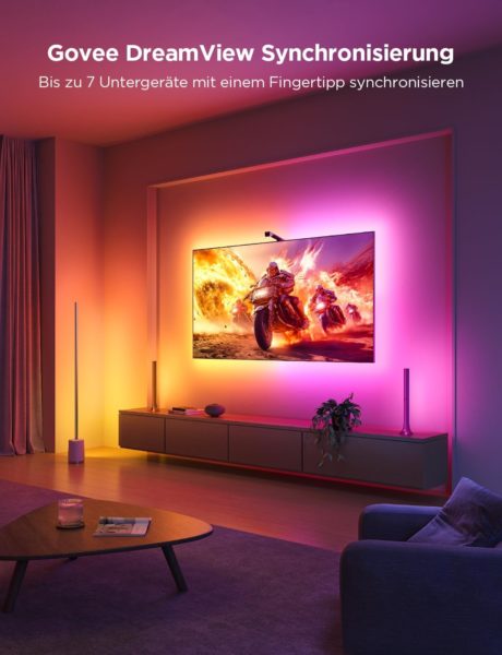 Govee TV Backlight 3 Lite Synchronisierung