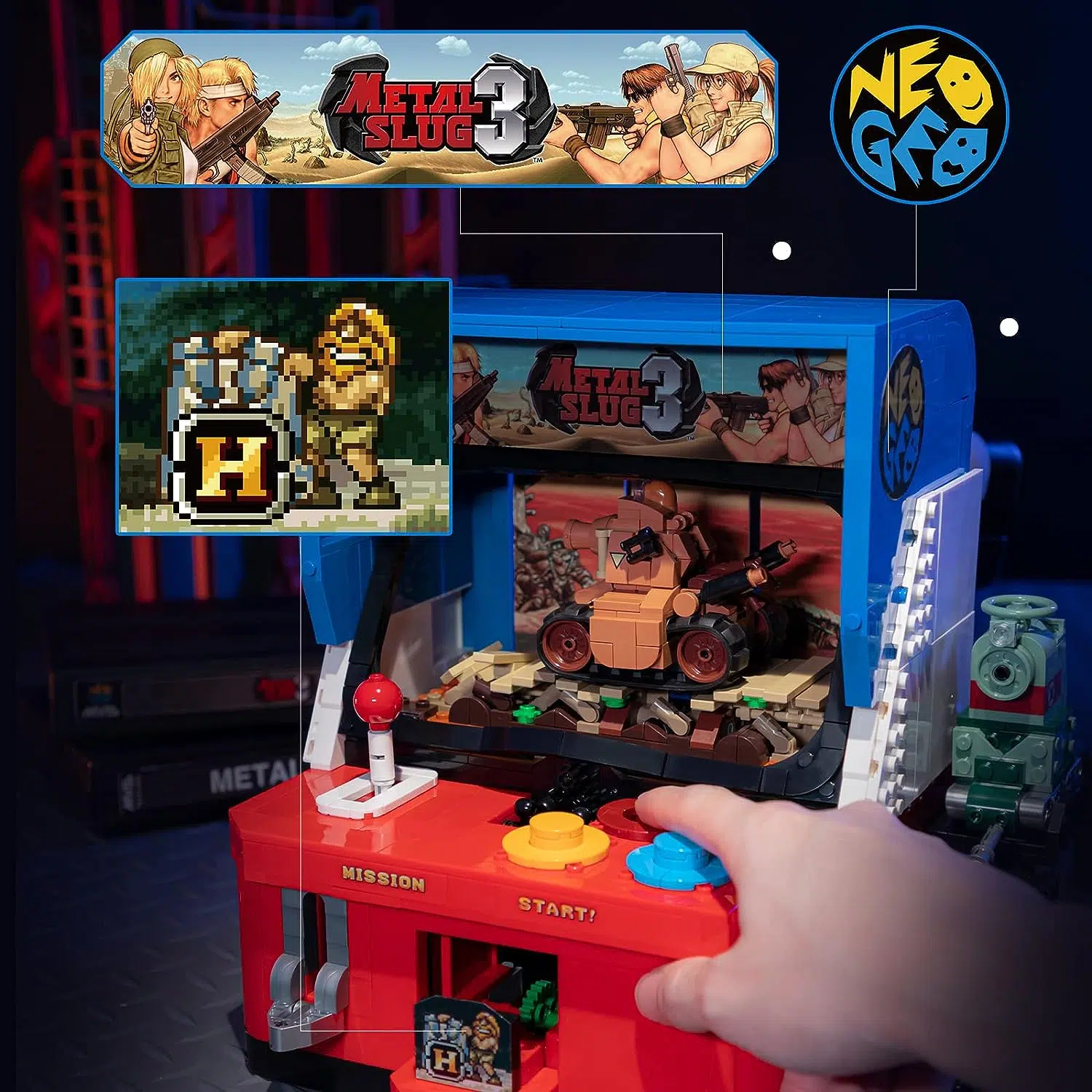 PANTASY Retro Spieleautomat Metal Slug 3 3