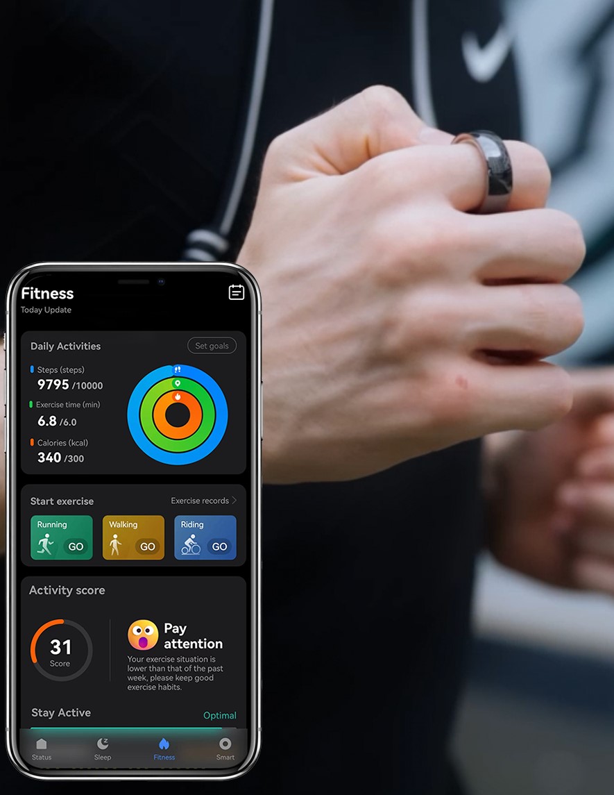 ROGBID Smart-Ring mit Health-Tracking