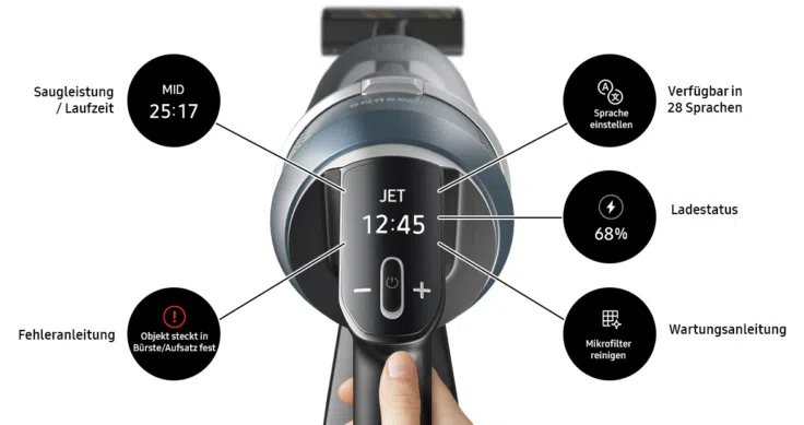 SAMSUNG Bespoke Jet Display