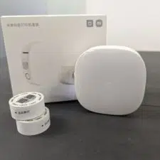 Xiaomi Mijia Etikettendrucker von vorne mit Rollen