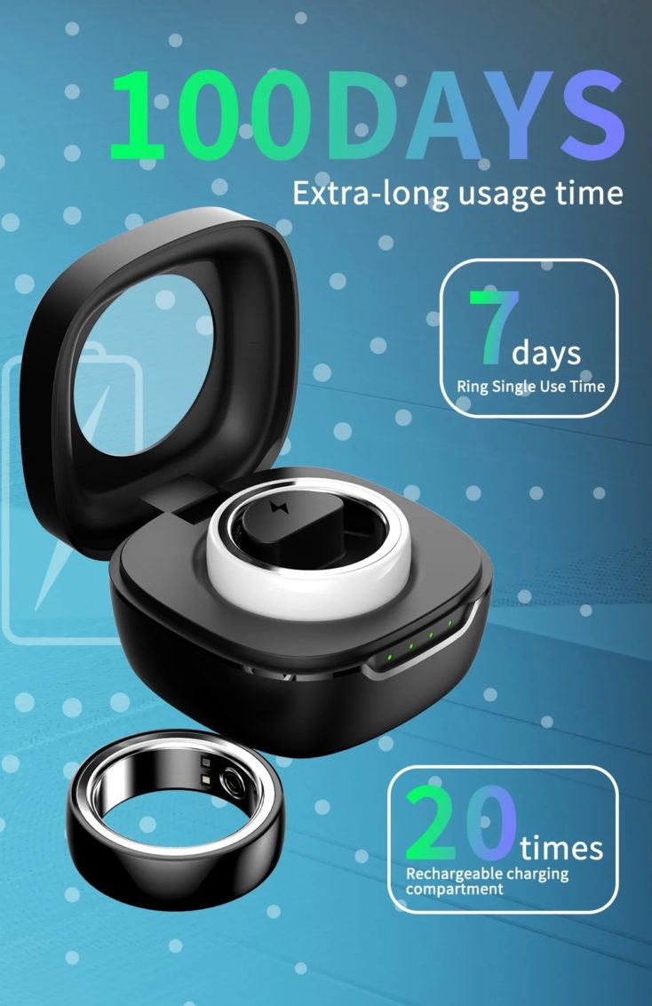 iHeal Smart Ring Ladecase